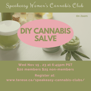 cannabis salve diy cannabis salve class